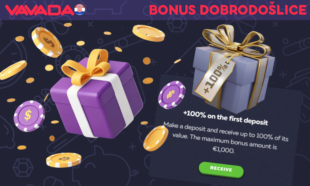 Bonus dobrodošlice za nove Vavada igrače