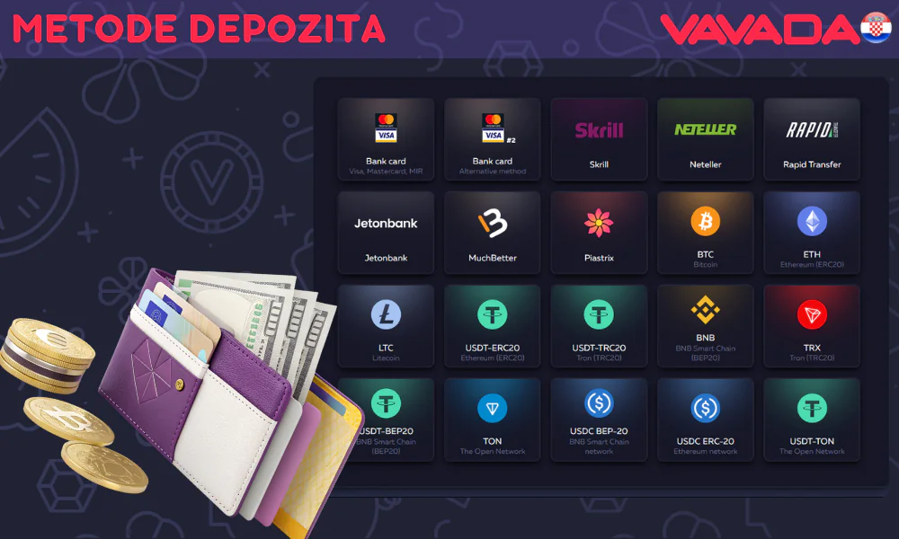 Pregled popularnih Vavada metoda dopune