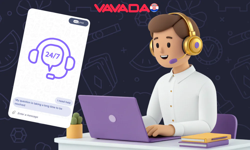 Vavada tehnička podrška dostupna je 24/7