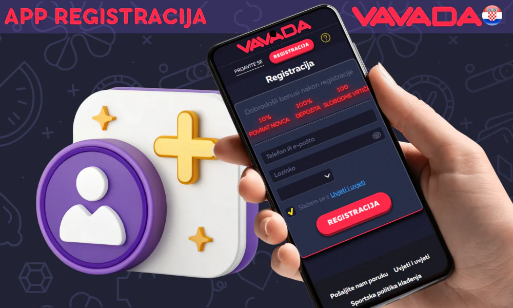 Kako se registrirati u Vavada Casinu putem aplikacije