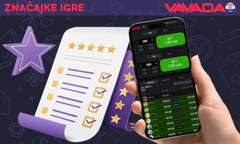 Koje karakteristike ima Vavada Aviator?